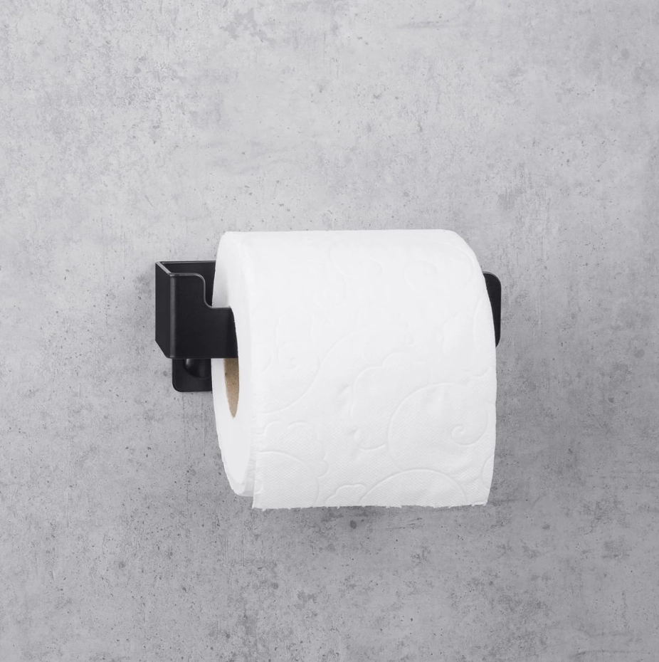Suport pentru hârtie igienică Daske Zenda ADH PH/Z-1468BR-A  negru drept