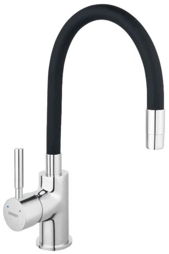 Baterie p/chiuvetă Ferro Zumba BZA4B negru 54523