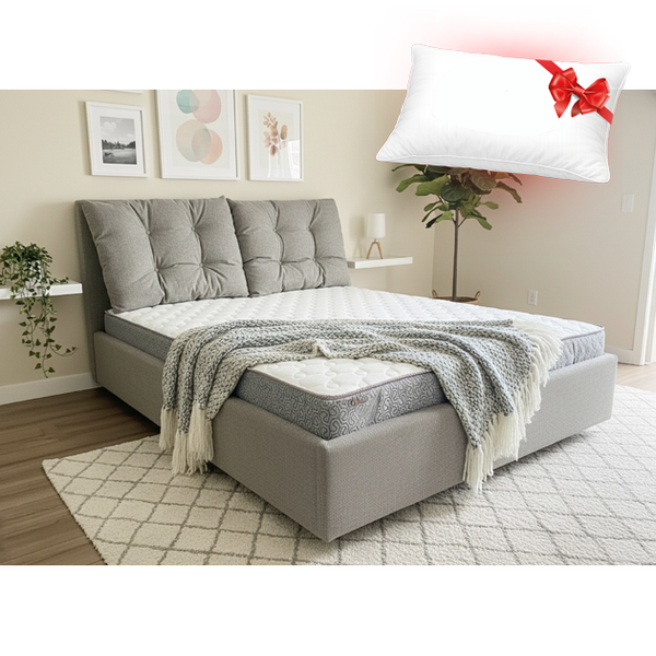 Кроват Adele Modern stofa Glow 15 160x200 