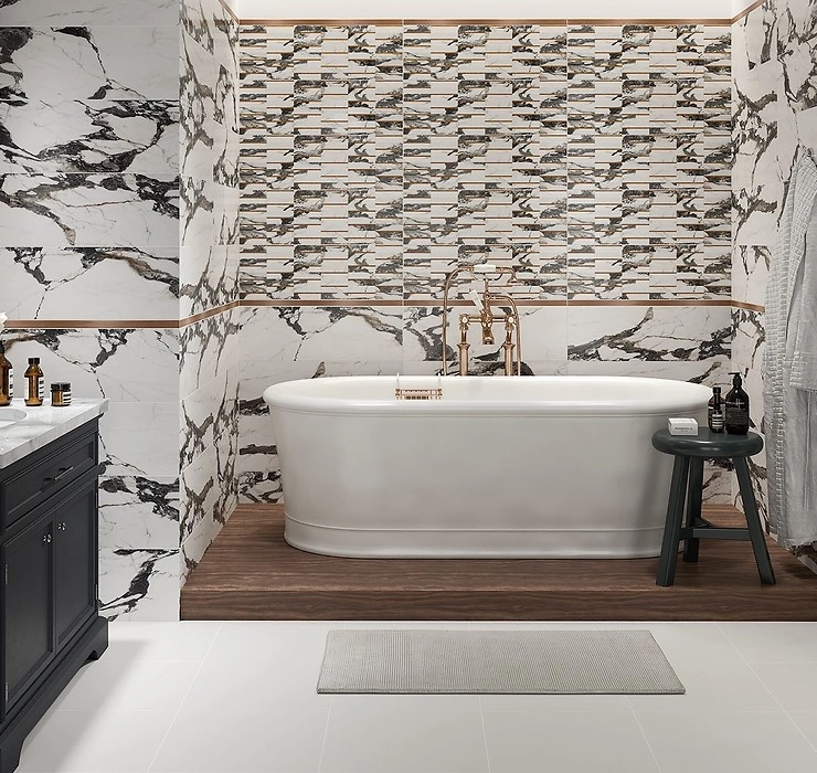 Gresie Opoczno Crystalline 42x42 White