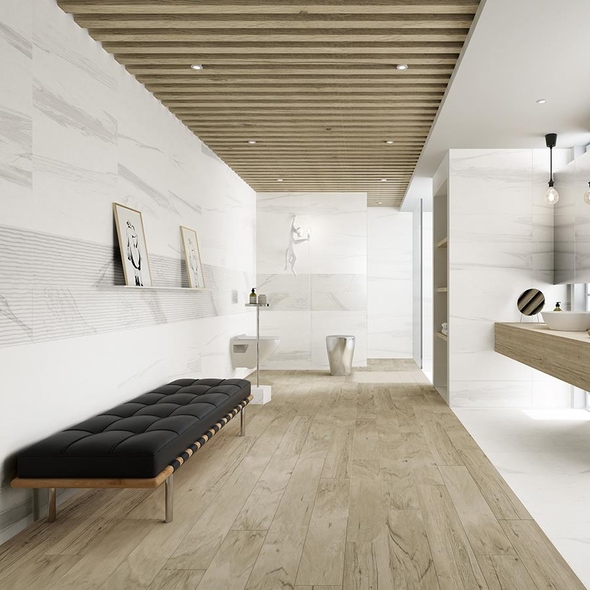 Плитка Nuvola 30*90 white