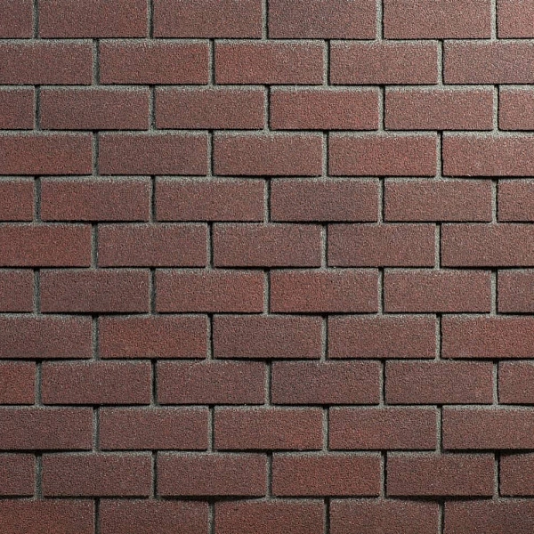 Gresie pentru fațadă Shinglas Hauberk roșie