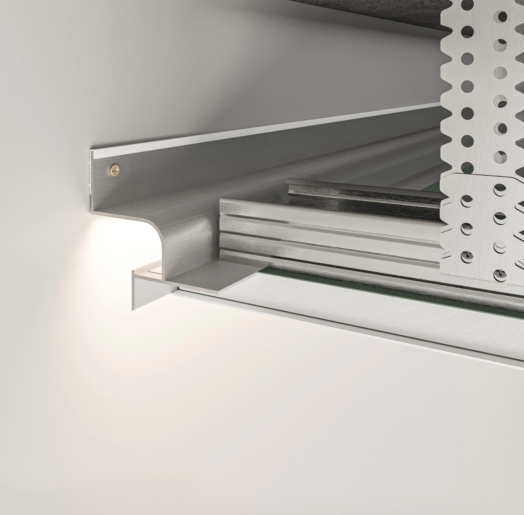 Profil aluminiu AST201B PP 2500mm