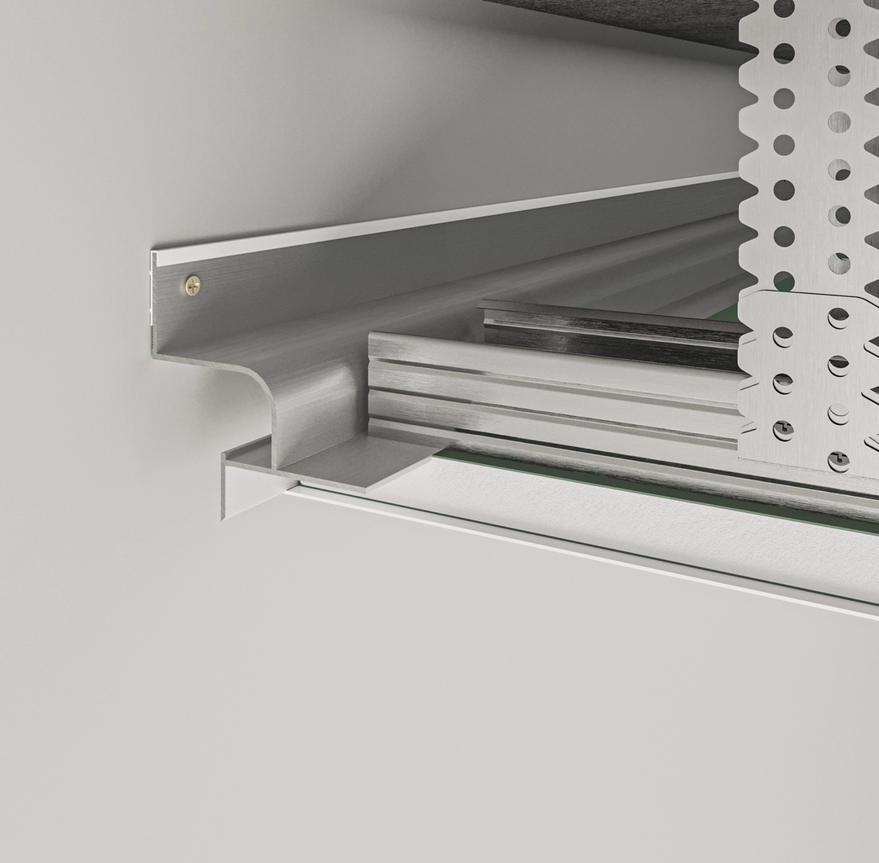 Profil aluminiu AST201B PP 2500mm