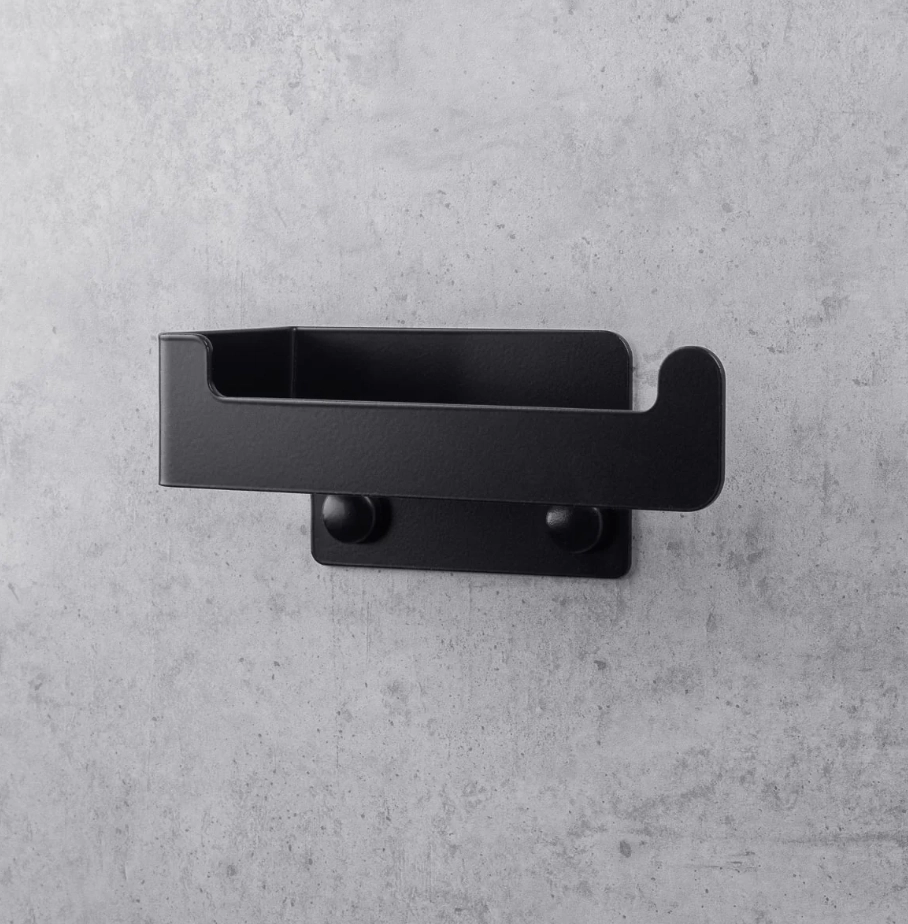 Держатель для туалетной бумаги Daske Zenda PH/Z-0072BR чёрный правый