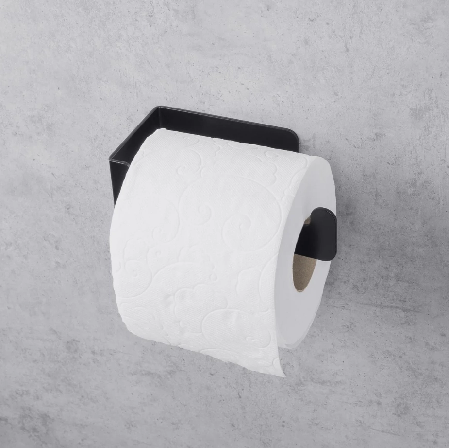 Suport pentru hârtie igienică Daske Zenda PH/Z-0072BR negru drept