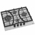 Варочная панель Wolser WL-F 6403 GT IC Romb inox