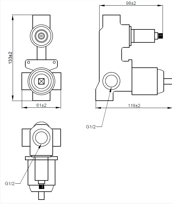 Душевая система Siros BS-90-010A 