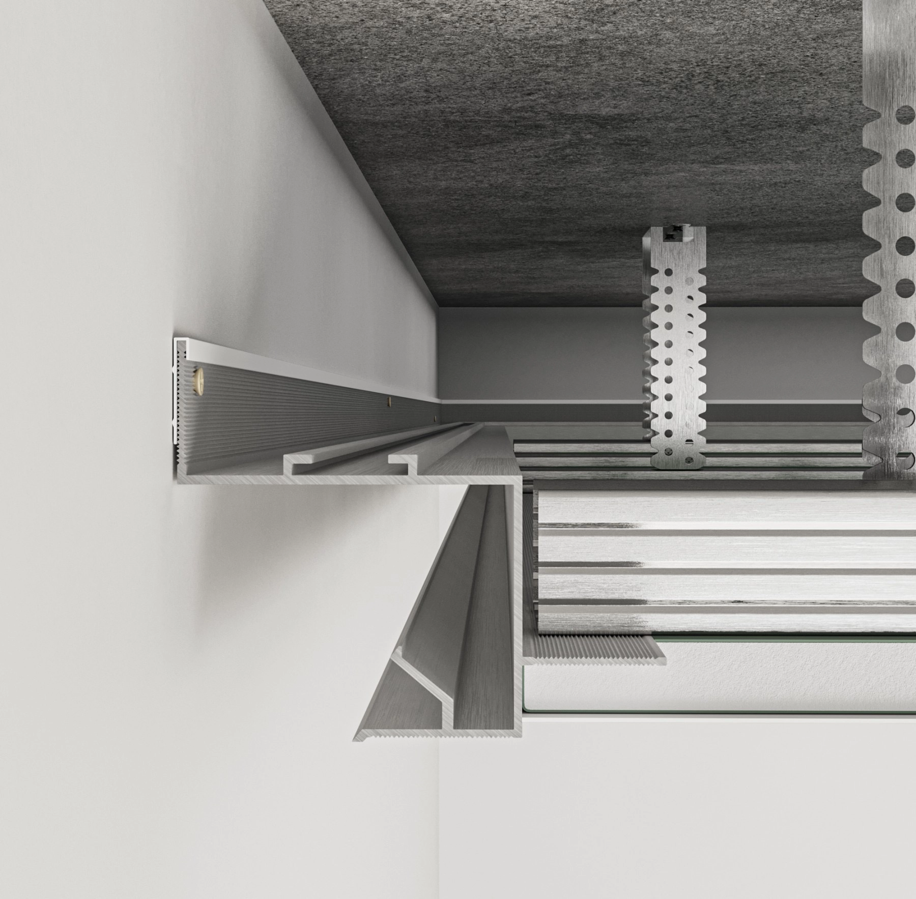 Профиль теневого шва AST30B PP 2500мм 