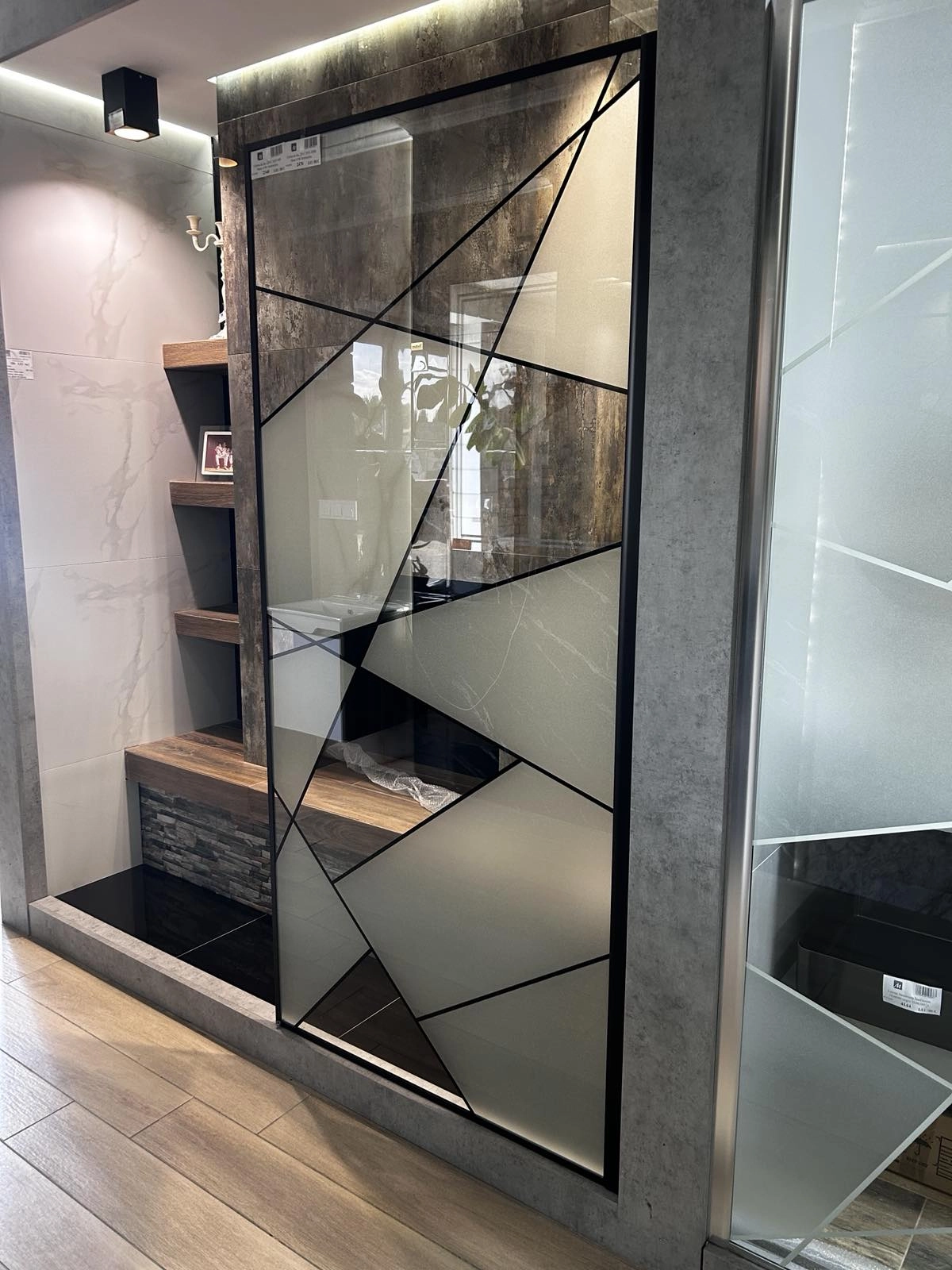 Cabină de duș ДП/С 3032-100B 8mm x190 Abstraction 