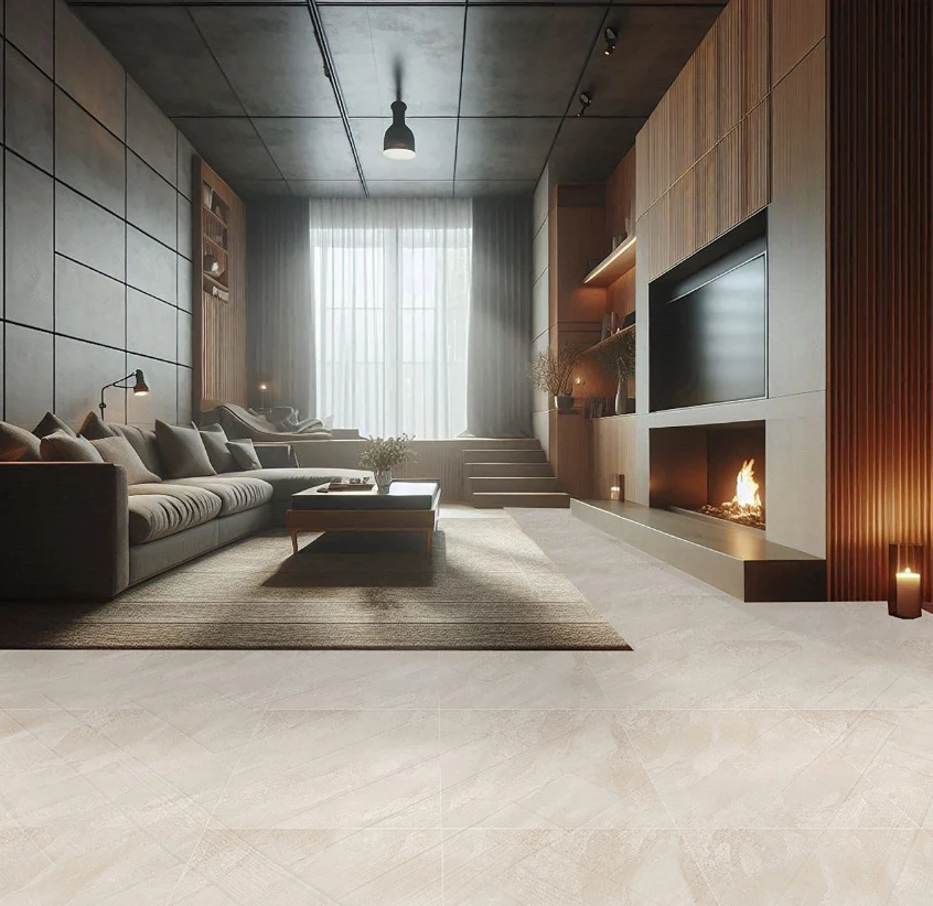 Gresie Izida Dolomite 60.6x60.6 ivory