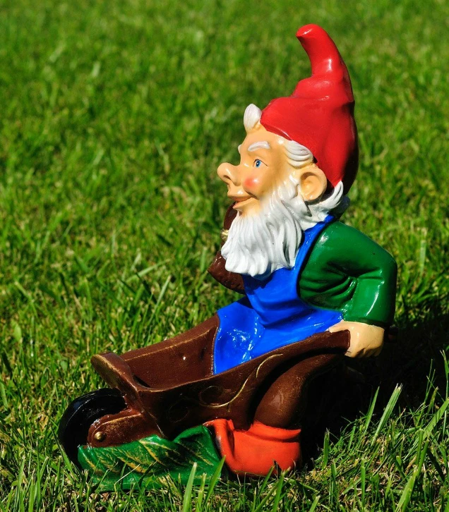Figura Decorativa 5.003 Pitic cu roaba