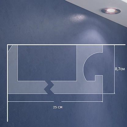 Profil MTP XPS LD-07-25  85*250*2000 