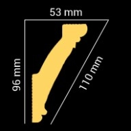 Plintă de tavan GP-28(24)