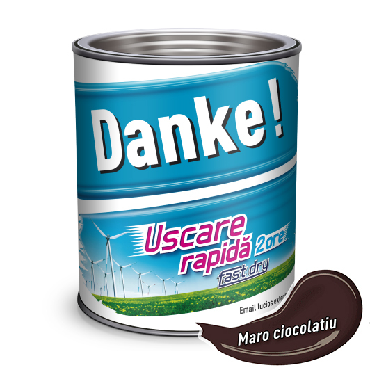 Эмаль Danke 0.75л шоколад