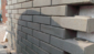 Cărărmidă LEGO gri 250x125x65
