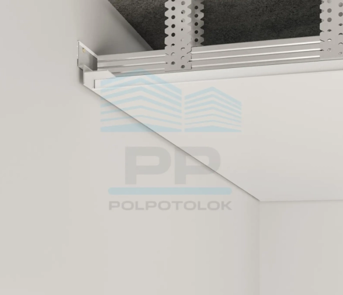 Профиль теневого шва алюминиевый AST5B PP 2500мм 