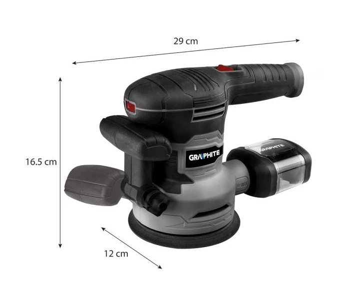 Mașină de șlefuit Graphite 56439 450W 125/150mm