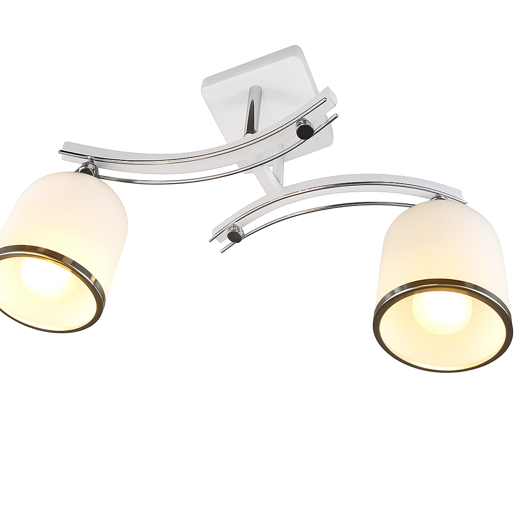 Lustră QH N1436/2 BK+CR E27