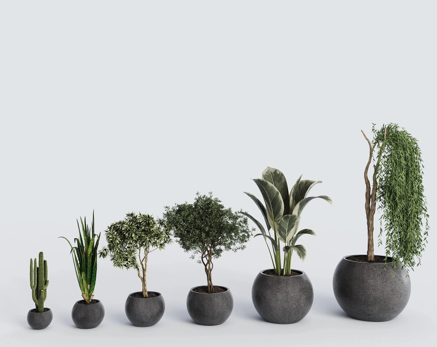 Ghiveci din beton Luno d.500 mm 