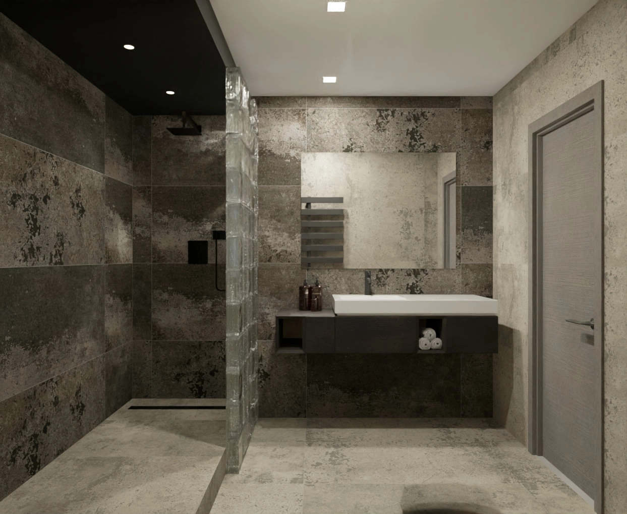 Gresie Bien Beton 60x60 Bianco