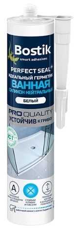 Silicon Bostik Neutral Sanitar Perfect seal280 ml Alb