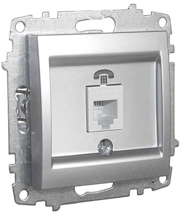 Розетка телефон Numeris ST Elbi Zena 609-011000-221