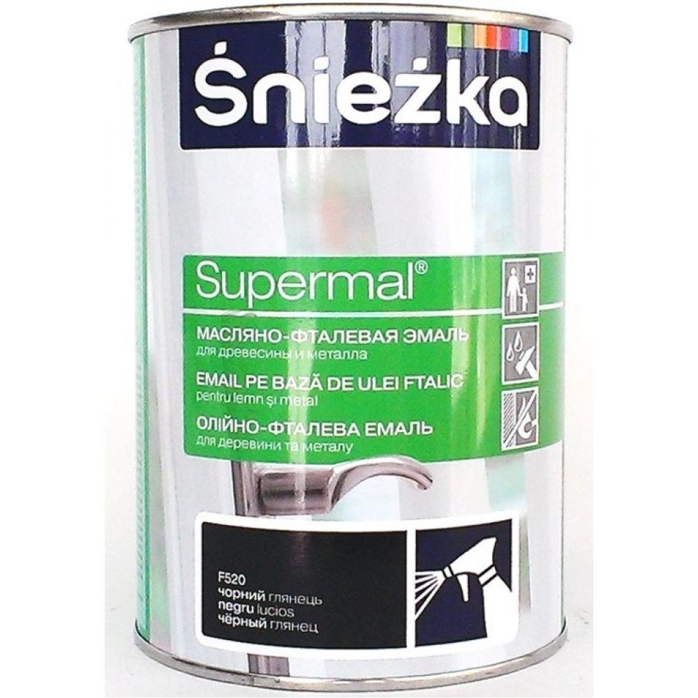 Email Sniezka Supermal 0.8L negru lucios