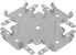 Conector dublu transversal CRAB 710006/050004 