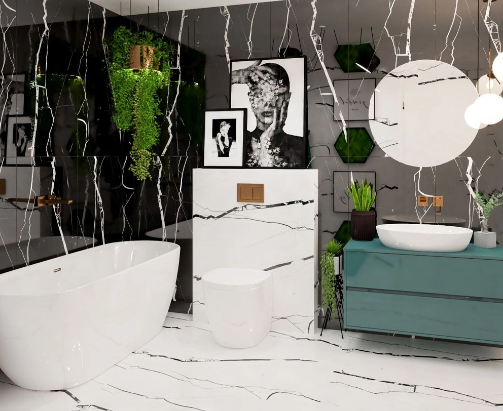 Gresie Asia Pacific Ceramic Spider 60x120 Todoceram Black