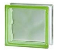 Стеклянный блок Green 1919/8 Wave Ve 004540