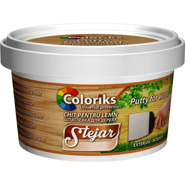 Glet pentru lemn Coloriks 0.4kg pin
