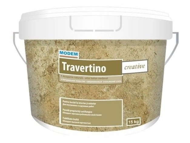 Tencuială decorativă Travertino 15kg