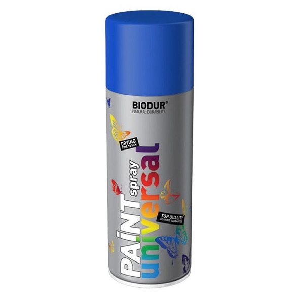Spray vopsea Biodur 400ml albastru standard 5010
