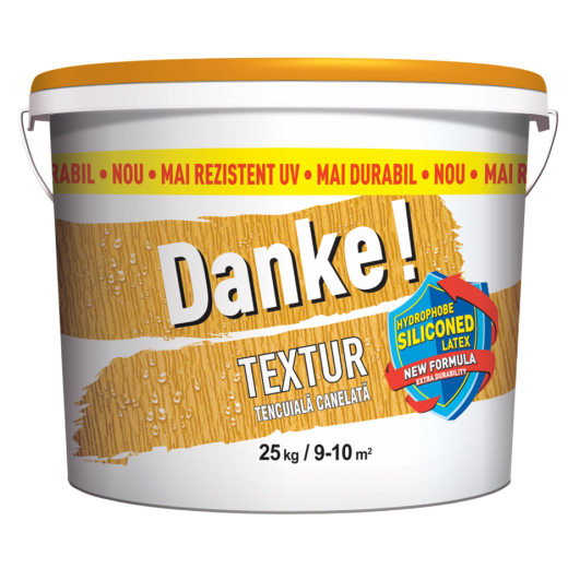Tencuială decorativă Danke Textur New Baza alba 25 kg 