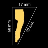 Plintă de tavan  GP-65(64)