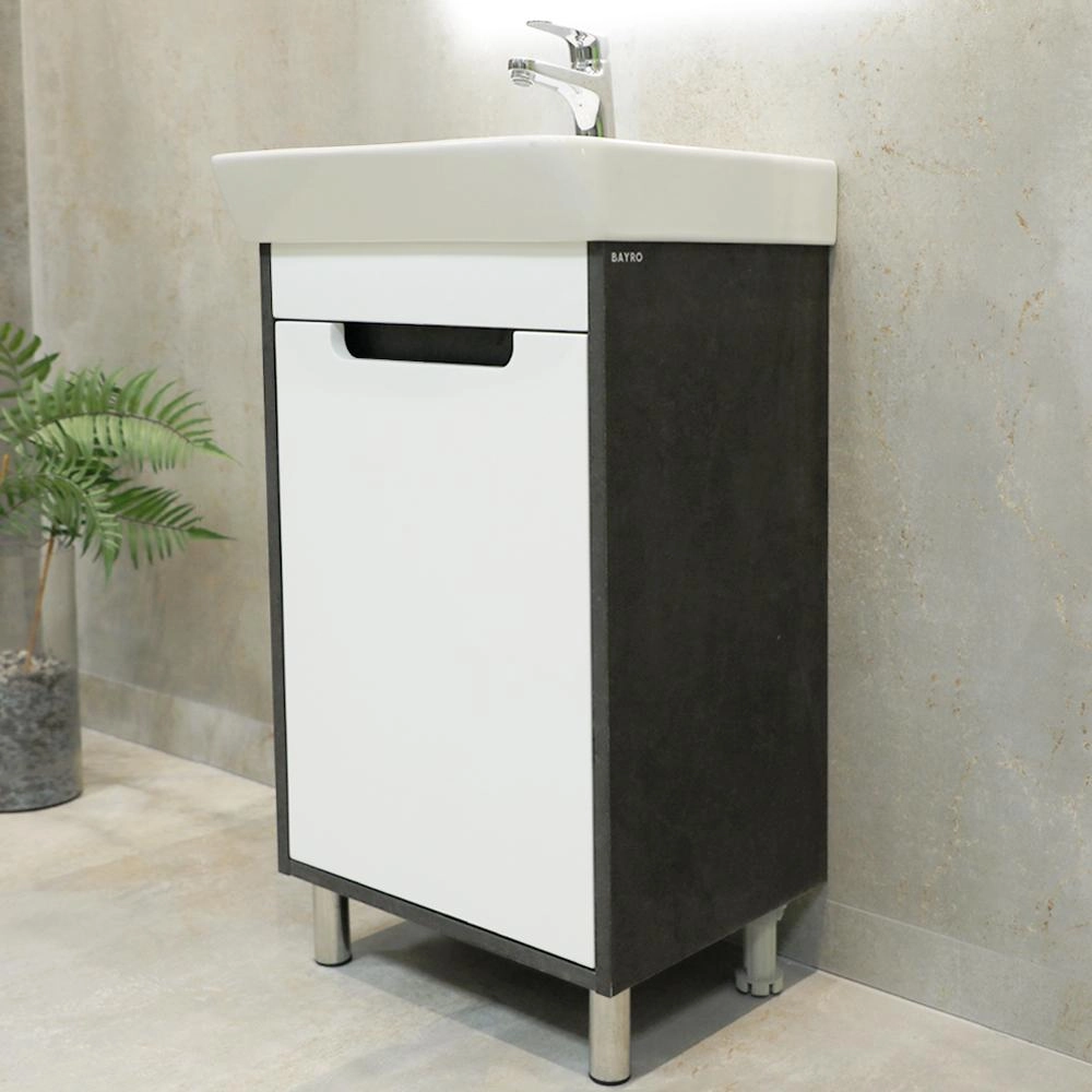 Dulap pentru lavoar Bayro Venus Titan + lavoar Neon 450