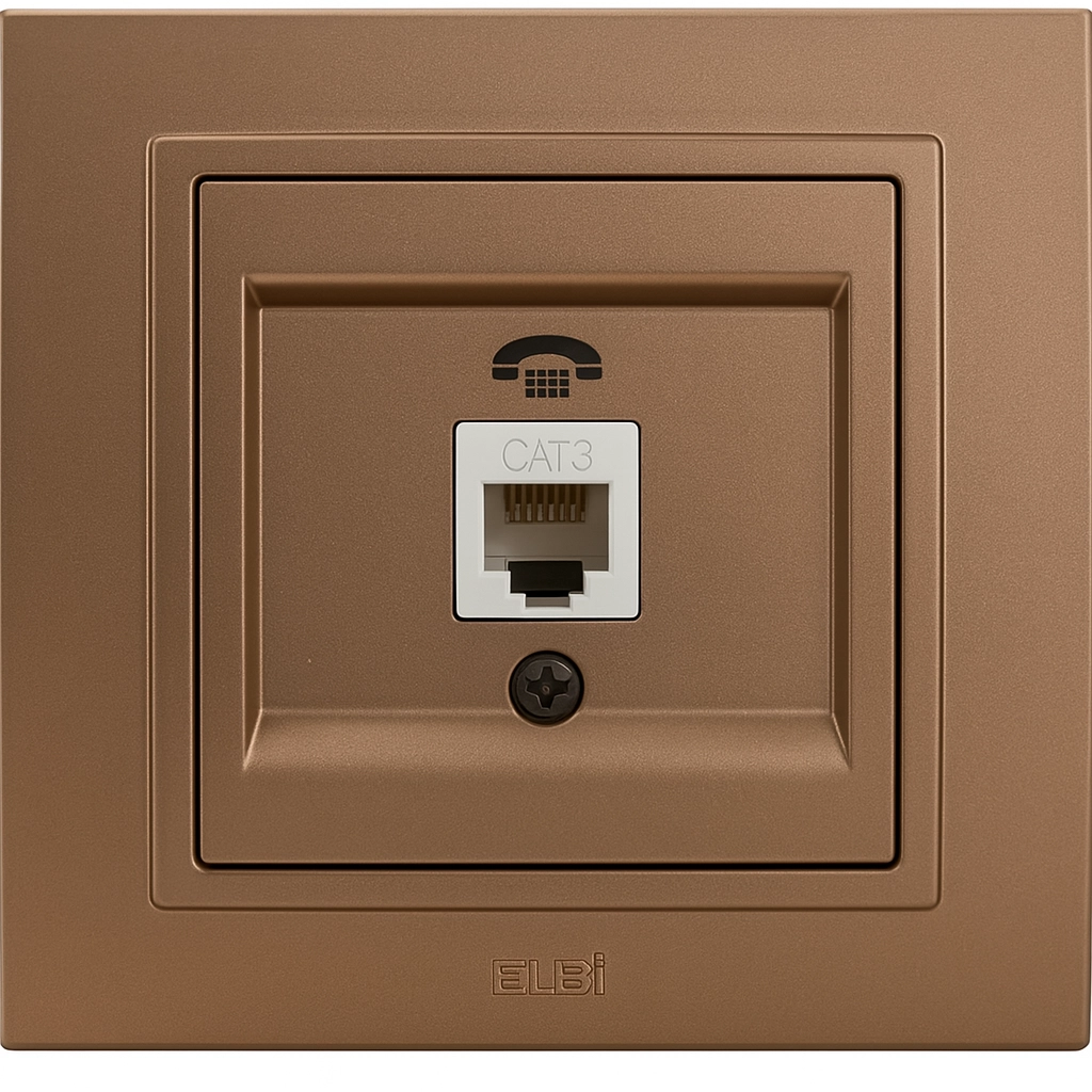 Розетка телефон Numeris ST Elbi Zena 609-014000-221