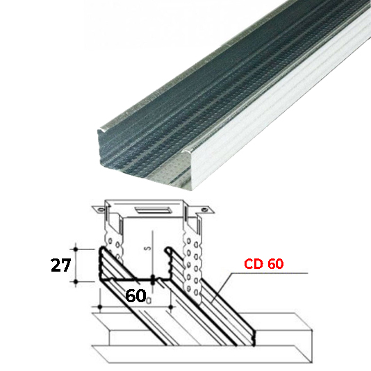 Профиль CD 60/27 Euro 3м 700101