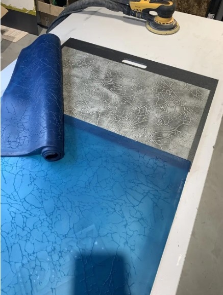 Trafaret Blue Marble