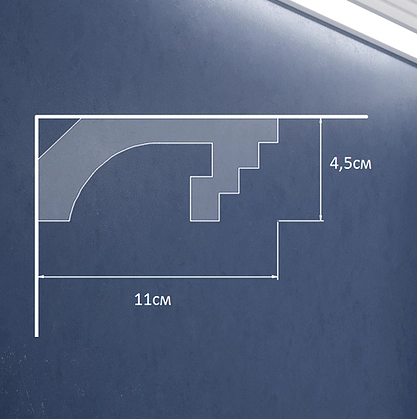 Profil XPS LD-01.3 110*45*2000 