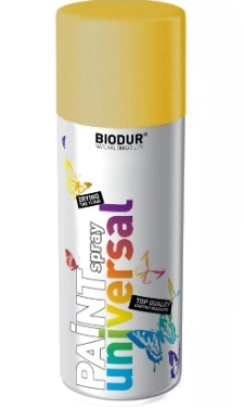 Спрей краска Biodur 400ml золото яркое 3050