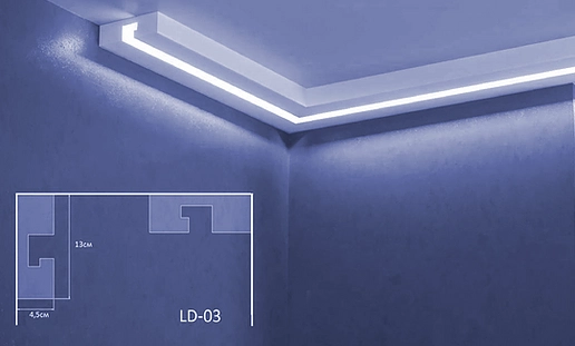 Profil XPS LD-03 130*45*2000 