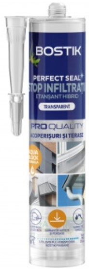 Силикон Bostik Hybrid Perfect Seal 290 мл Прозрачный