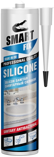 Силикон санитарный Smart Fix 230ml белый