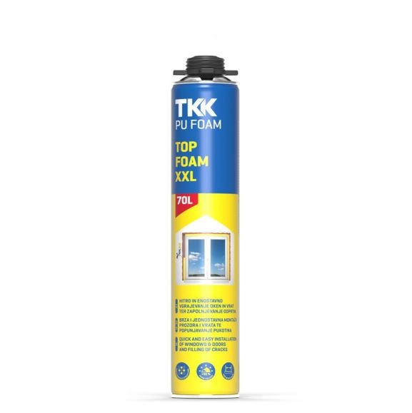 Spumă de montaj pentru pistol TKK TOP XXL 70L, 870ml