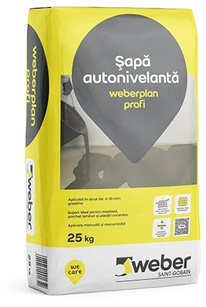 Sapa autonivelanta Weberplan Profi 25kg 