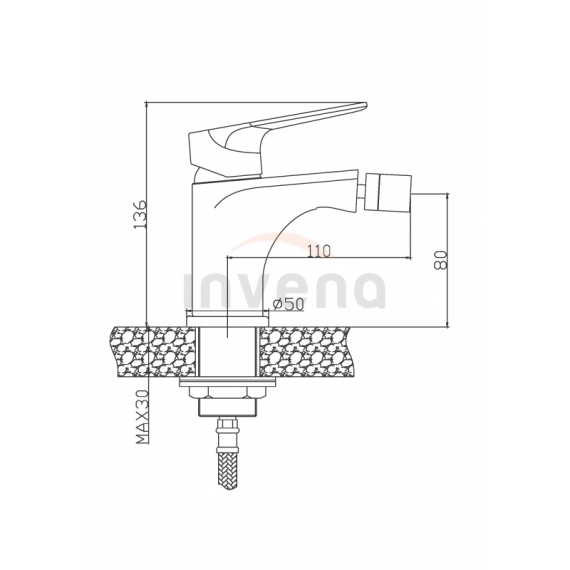 Смеситель Dokos chrome/белый BB-19-002-V 