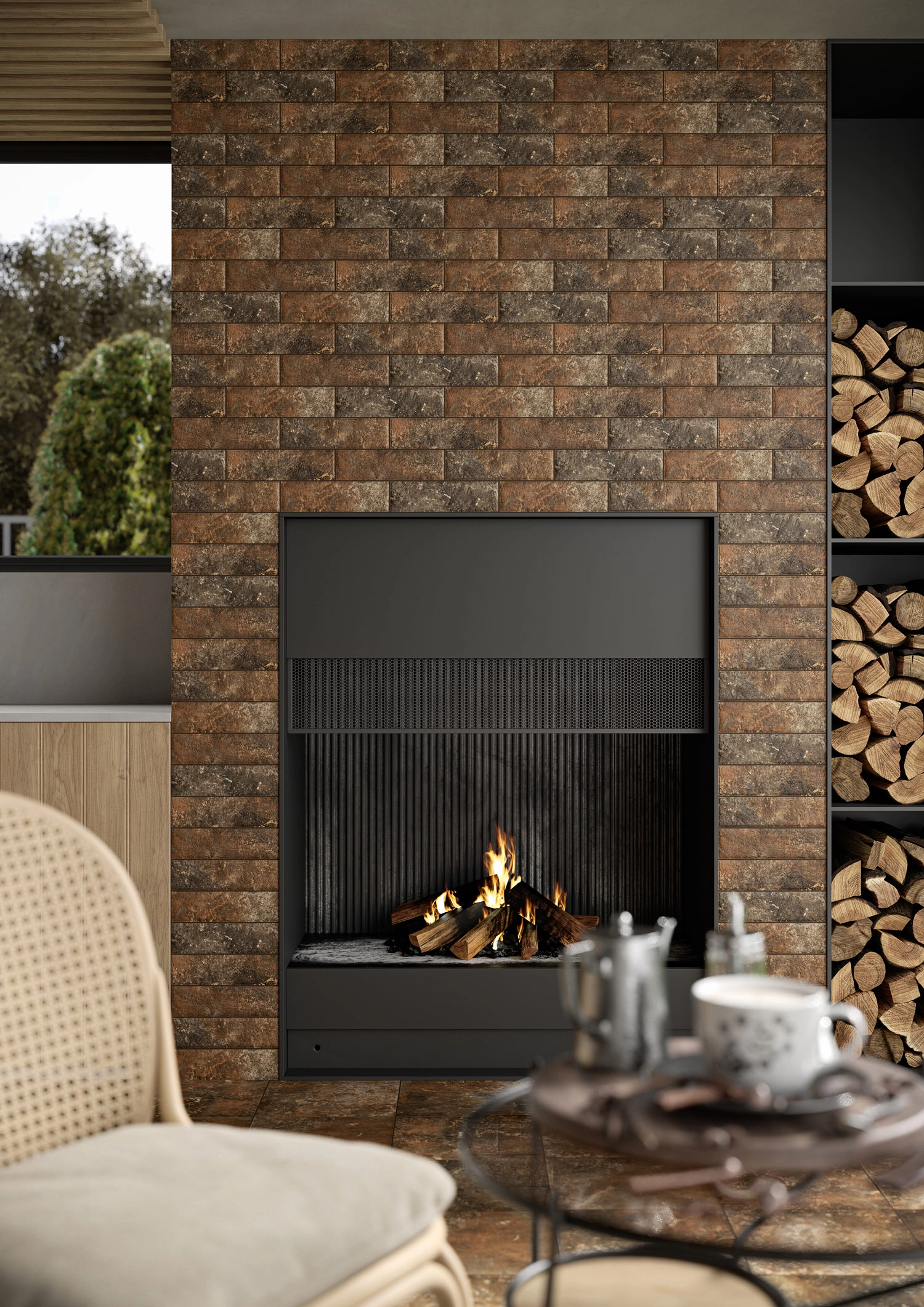 Клинкер Paradyz Arteon 24.5x6.6 brown ele