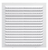 Grilă de ventilație Mistral 13x13 White 1313C